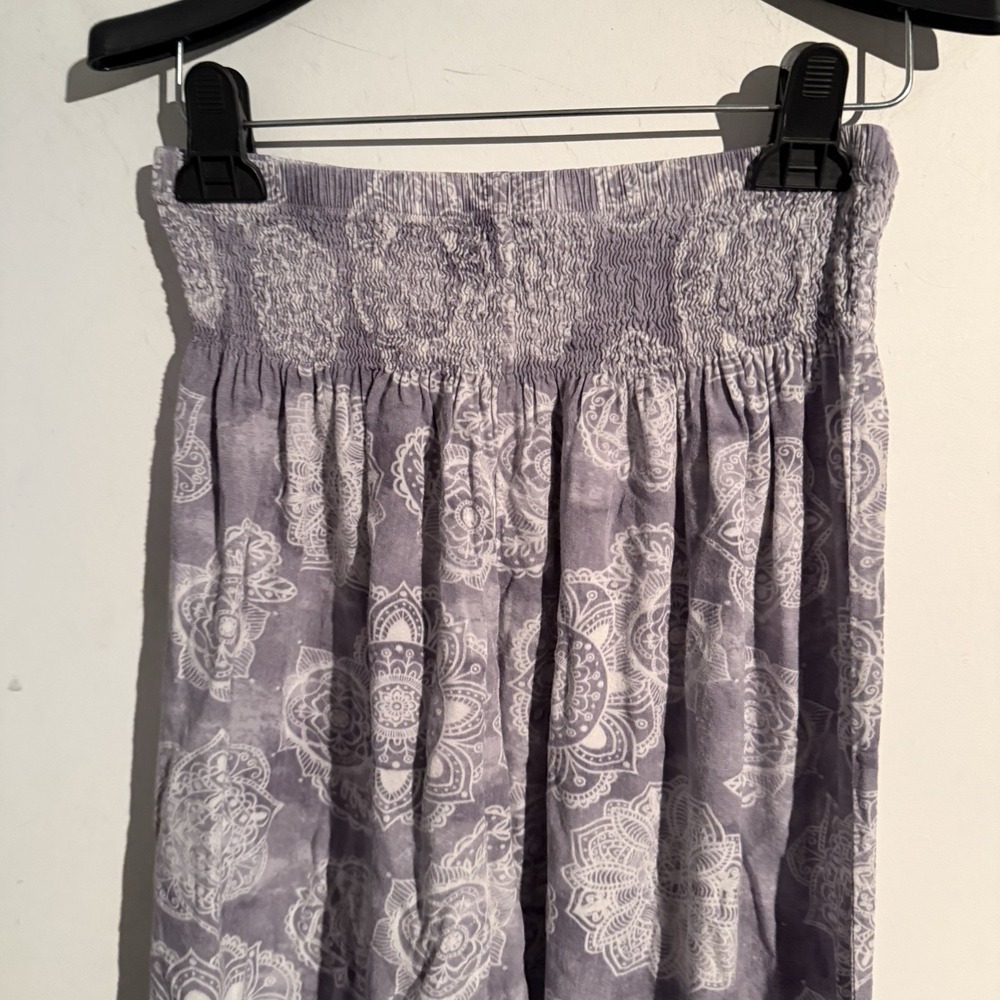 Lotus Luna Harem Pants Small Pants Boho Festival Mandala Smocked Jogger Travel - Picture 2 of 4